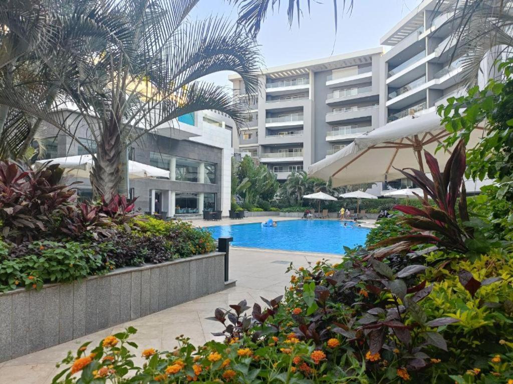 Parkside Boutique 3 Bbr Serviced Apartment - Ocean Blue - Near Airport Kairó Kültér fotó